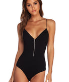 Zip Front Bodysuit