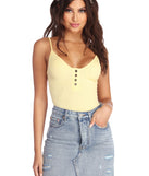 Simply Ribbed Spaghetti Strap Top
