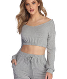 You’ll look stunning in the Cozy 'N Chill Crop Top when paired with its matching separate to create a glam clothing set perfect for parties, date nights, concert outfits, back-to-school attire, or for any summer event!