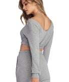 You’ll look stunning in the Cozy 'N Chill Crop Top when paired with its matching separate to create a glam clothing set perfect for parties, date nights, concert outfits, back-to-school attire, or for any summer event!