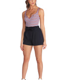 Americana Striped Sleeveless Top
