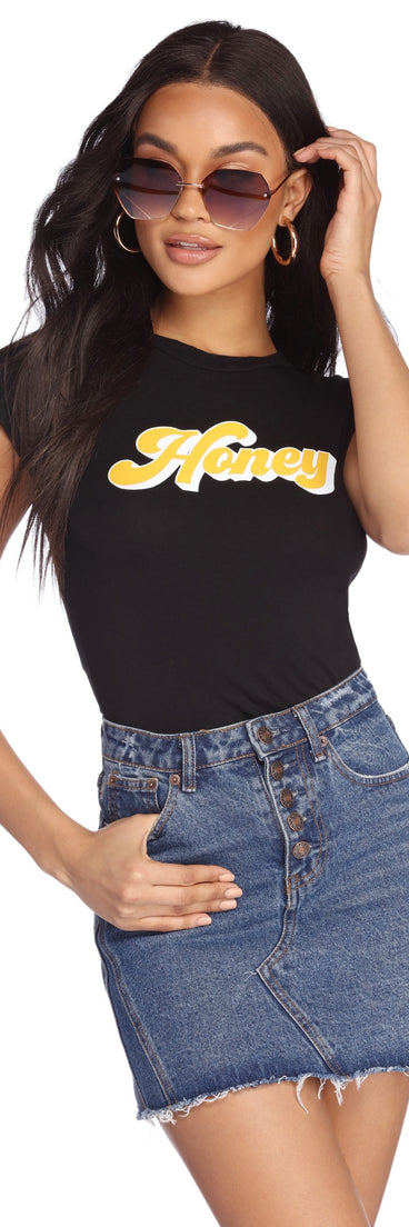 Honey Script Tee