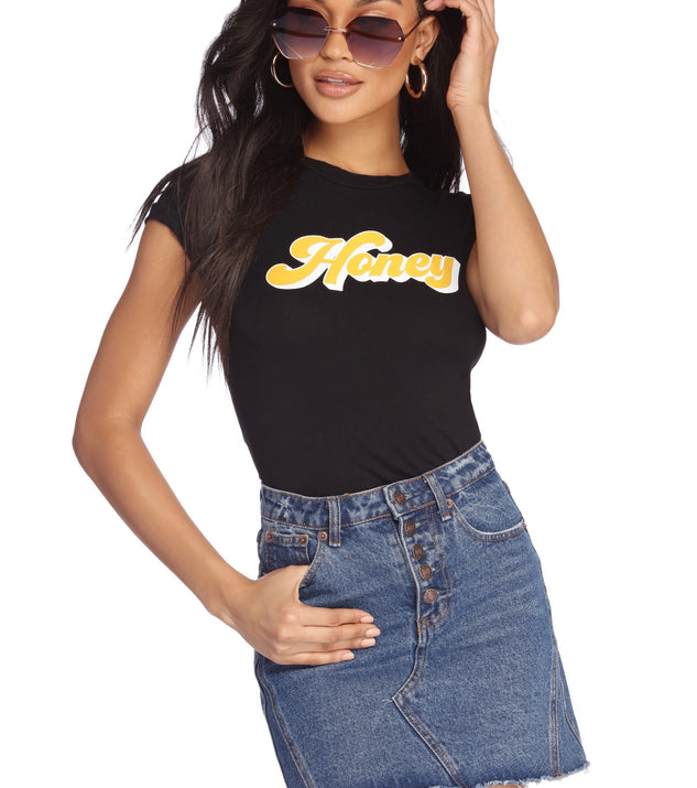 Honey Script Tee