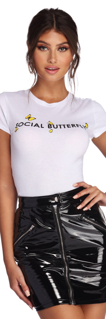 Social Butterfly Tee