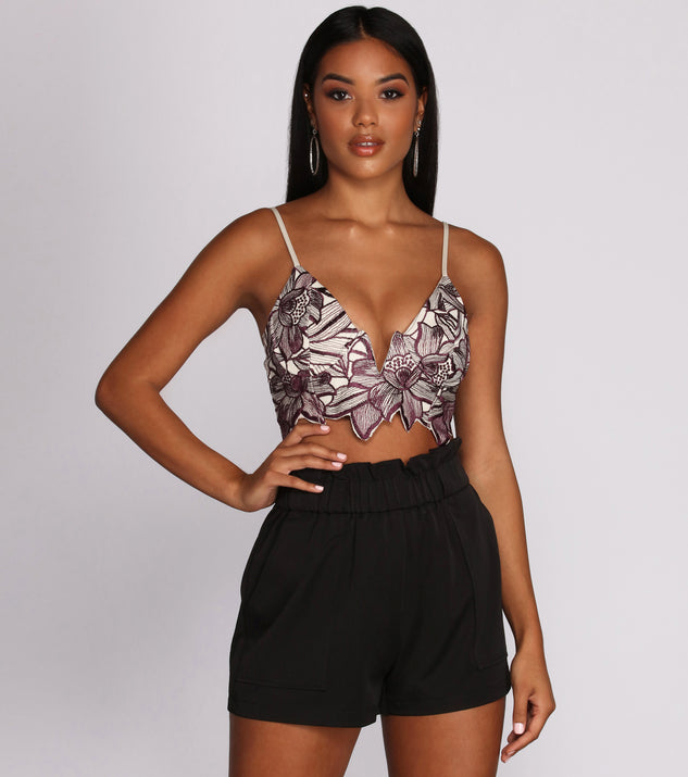 Effortless Beauty Bustier Crop Top