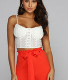 Eyes On Me Crop Top