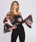 Flow On Crop Top