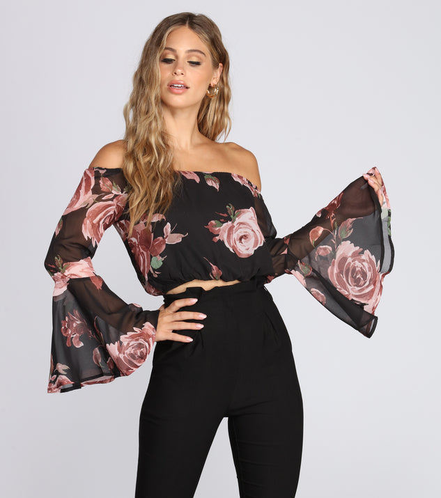 Flow On Crop Top
