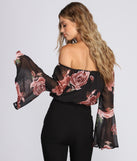 Flow On Crop Top