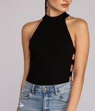 Sidebar Mock Neck Bodysuit