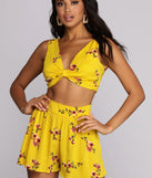 Fabulous Floral Crop Top