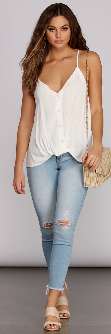 Just Chill Twist Hem Cami