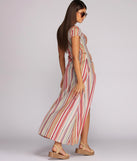Beautiful And Bright Striped Duster for 2022 festival outfits, festival dress, outfits for raves, concert outfits, and/or club outfits