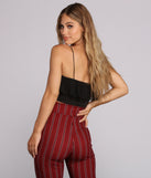Sweetheart Ruffle Crop