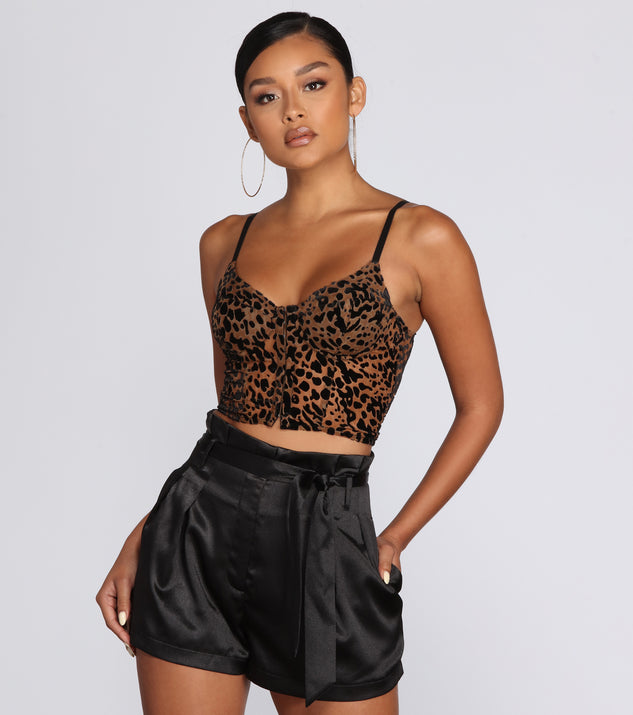 Dress up in Wild And Fierce Bustier as your going-out dress for holiday parties, an outfit for NYE, party dress for a girls’ night out, or a going-out outfit for any seasonal event!