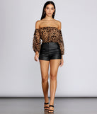 With fun and flirty details, Wild Card Chiffon Top shows off your unique style for a trendy outfit for the summer season!