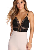 All Lines On You Lace Bodysuit