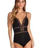 All Lines On You Lace Bodysuit