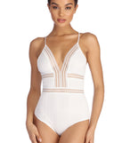 All Lines On You Lace Bodysuit