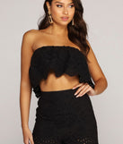 Eyelets On You Crop Top