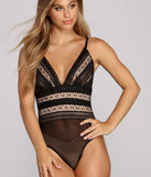 With fun and flirty details, Chic And Sultry Lace Bodysuit shows off your unique style for a trendy outfit for the summer season!