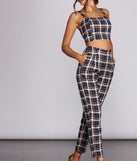 Plaid It Up Crop Top
