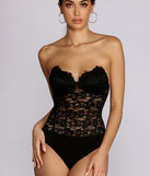 With fun and flirty details, Back In Lace Bodysuit shows off your unique style for a trendy outfit for the summer season!