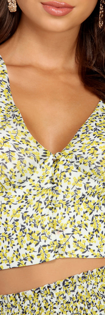 Flower Power Crop Top