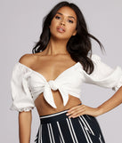 Boho Beauty Tie Front Top