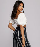 Boho Beauty Tie Front Top