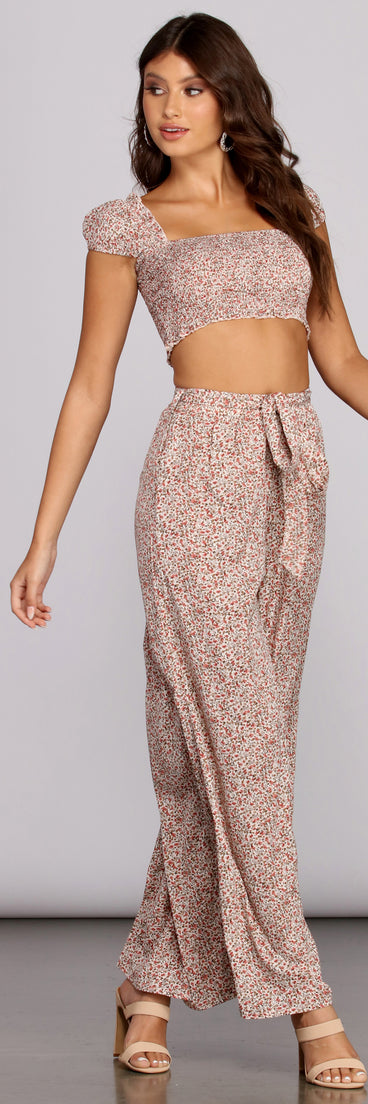 So Fresh Floral Smocked Top