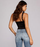 Stunning Satin Cropped Bustier