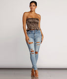 Fierce Feline Tube Top