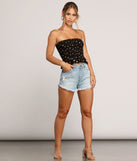 Ditsy Botanical Tube Top