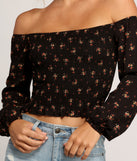 With fun and flirty details, Cutie In Floral Smocked Top shows off your unique style for a trendy outfit for the summer season!