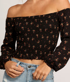 With fun and flirty details, Cutie In Floral Smocked Top shows off your unique style for a trendy outfit for the summer season!