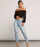 With fun and flirty details, Cutie In Floral Smocked Top shows off your unique style for a trendy outfit for the summer season!