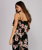 Total Tropics Ruffle Crop Top