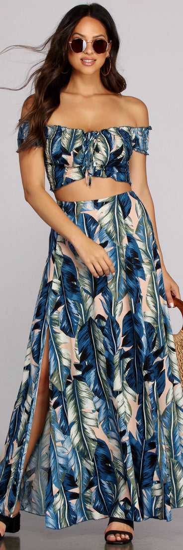 Tropic Vibes Crop Top