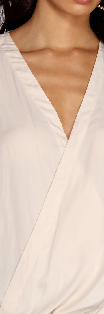 Feel The Breeze Surplice Top