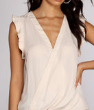 Feel The Breeze Surplice Top