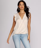 Feel The Breeze Surplice Top