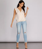 Feel The Breeze Surplice Top