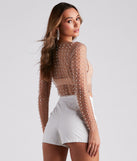 With fun and flirty details, Beautifully Beaded Mesh Crop Top shows off your unique style for a trendy outfit for the summer season!