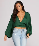 Perfect Plunge Dolman Sleeve Top