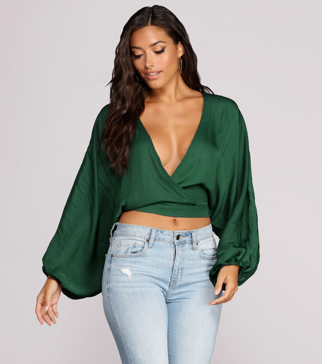 Perfect Plunge Dolman Sleeve Top