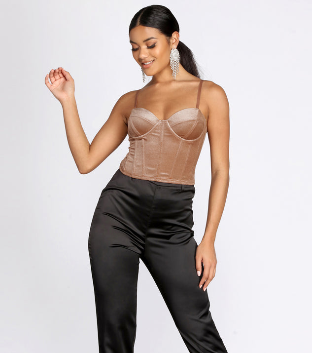 Such a Sweetheart Velvet Bustier