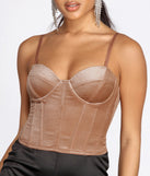Such a Sweetheart Velvet Bustier