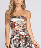 Animal Desire Tie-Front Top