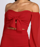 You’ll look stunning in the Major Bombshell Crop Top when paired with its matching separate to create a glam clothing set perfect for parties, date nights, concert outfits, back-to-school attire, or for any summer event!